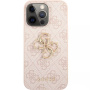 Guess 4G Metal Logo etui do iPhone 13 Pro Max - różowy