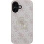 Guess Metalowe etui z logo 4G do iPhone'a 16 Plus - różowe