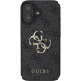 Guess Metalowe etui z logo 4G do iPhone'a 16 Plus - szare