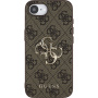 Guess 4G Metal Logo etui do iPhone 16e / 17e - brązowy