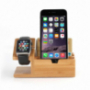 Drewniana stacja dokująca i ładująca / stojak dla Apple Watch 38mm / 42mm i iPhone 7 / 7 Plus / 6S / 6S Plus / 6 / 6 Plus i iPhone 5 / 5S / 5C