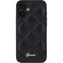 Guess Etui pikowane do iPhone'a 16 - czarne