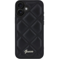 Guess Etui pikowane do iPhone'a 16 - czarne