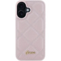 Guess Etui pikowane do iPhone'a 16 - różowe