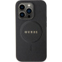 Guess Saffiano pokrowiec z Magsafe dla iPhone 15 Pro - czarny