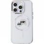 Karl Lagerfeld IML K&CH Heads Metal Frame cover z MagSafe do iPhone'a 15 Pro Max - przezroczysty