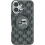 Karl Lagerfeld Pokrowiec na główkę IML Monogram K&CH z MagSafe dla iPhone'a 16 - czarny