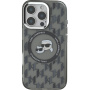 Karl Lagerfeld Pokrowiec na główkę IML Monogram K&CH z MagSafe do iPhone'a 16 Pro Max - czarny