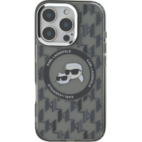 Karl Lagerfeld Pokrowiec na główkę IML Monogram K&CH z MagSafe do iPhone'a 16 Pro Max - czarny