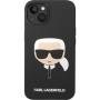 Karl Lagerfeld Karl Head etui silikonowe do iPhone 14 Plus - czarny