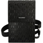 Uniwersalna torba z monogramem Karl Lagerfeld dla iPhone - czarna