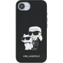Karl Lagerfeld Saffiano Karl and Choupette etui do iPhone 16e / 17e - czarne
