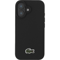 Lacoste Kultowa tkana nakładka z logo Petit Pique z MagSafe na iPhone'a 16 - czarna