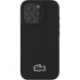 Lacoste Kultowa tkana nakładka z logo Petit Pique z MagSafe na iPhone'a 16 Pro Max - czarna