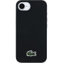 Lacoste Iconic Petit Pique Woven Logo etui z MagSafe do iPhone 16e / 17e - czarny
