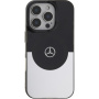 Mercedes Etui dwuwarstwowe z MagSafe do iPhone'a 16 Pro Max - czarno-srebrne