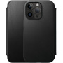 Nomad Skórzane etui Folio z klapką i MagSafe dla iPhone 14 Pro Max - czarne