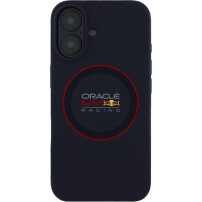 Oracle Red Bull Racing Silikonowe etui Red Ring z MagSafe do iPhone'a 16 - ciemnoniebieski