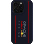 Oracle Red Bull Racing Silikonowe etui z pionowym logo z MagSafe do iPhone'a 16 Pro Max - ciemnoniebieski