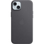 Oryginalny pokrowiec Apple wykonany z tkaniny FineWoven z MagSafe dla iPhone 15 Plus - czarny