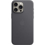 Oryginalny pokrowiec Apple wykonany z tkaniny FineWoven z MagSafe dla iPhone 15 Pro Max - czarny
