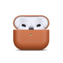 Ochronne skórzane etui do AirPods Pro 2 - brązowe