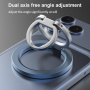 Magnetyczna podstawka MagSafe obrotowa 360° z uchwytem na palec do iPhone - pomarańczowy