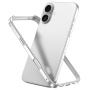Ramka ochronna do iPhone 16 Plus - srebrna