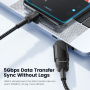 Toocki TQ-OTG06 adapter do ładowania i przesyłu danych - USB-A na USB-C - fioletowy