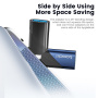 Toocki TQ-OTG06 adapter do ładowania i przesyłu danych - USB-A na USB-C - fioletowy