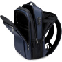 COOLBELL CB-8308 plecak z zewnętrznym portem USB i blokadą zamków na iPad / MacBook do 17" - ciemnoniebieski
