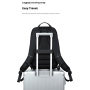 COOLBELL CB-8312 praktyczny plecak na iPad / MacBook do 16" - oliwkowy