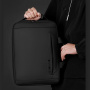 WEPOWER W-1331 2w1 plecak i torba z zewnętrznym portem USB do iPad / MacBook do 16" - ciemnoniebieski