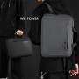 WEPOWER W-1331 2w1 plecak i torba z zewnętrznym portem USB do iPad / MacBook do 16" - ciemnoniebieski