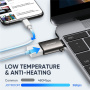 JOYROOM S-H151 adapter do ładowania i transmisji danych - USB-A na USB-C - srebrna