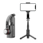 CYKE L18S Bluetooth selfie kijek z tripodem, Gimbal stabilizatorem i światłem do iPhone - czarny