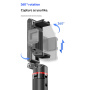 CYKE F07 mini Bluetooth kijek do selfie z tripodem do iPhone - czarny