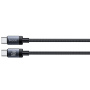Yesido Y72 zestaw ładowarki samochodowej z portami USB-C / USB-A i kabla USB-C na USB-C - 30W - 1 m - czarna
