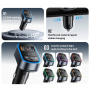 ESSAGER ES-F748 Bluetooth FM transmitter samochodowy z portami USB-C / 2x USB-A - 35W - czarny