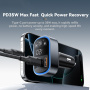 ESSAGER ES-F748 Bluetooth FM transmitter samochodowy z portami USB-C / 2x USB-A - 35W - czarny