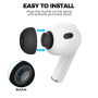 AhaStyle zamienne silikonowe końcówki do AirPods Pro 3 - M - czarne