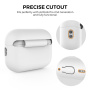 AhaStyle silikonowe etui ze smyczą do AirPods Pro 2 - białe
