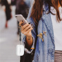 AhaStyle silikonowe etui ze smyczą do AirPods Pro 2 - białe