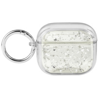 Przezroczyste opakowanie z brokatem dla AirPods 3 - przezroczyste