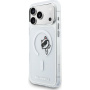 Karl Lagerfeld IML Choupette Peekaboo przezroczyste etui z MagSafe do iPhone 17 Pro Max - przezroczysty