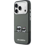 Karl Lagerfeld IML K&CH Heads Logo przezroczyste etui z MagSafe do iPhone 17 Pro Max - szary