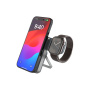 FIXED MagZen 5 bezprzewodowy MagSafe powerbank z ładowaniem dla Apple Watch, podstawką i portem USB-C - 5 000 mAh - szary