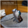 FIXED MagZen 5 bezprzewodowy MagSafe powerbank z ładowaniem dla Apple Watch, podstawką i portem USB-C - 5 000 mAh - szary