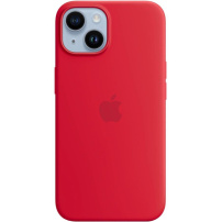 Oryginalne Apple etui silikonowe z MagSafe dla iPhone 14 - czerwony