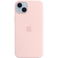 Oryginalne Apple etui silikonowe z MagSafe dla iPhone 14 Plus - kredowy różowy